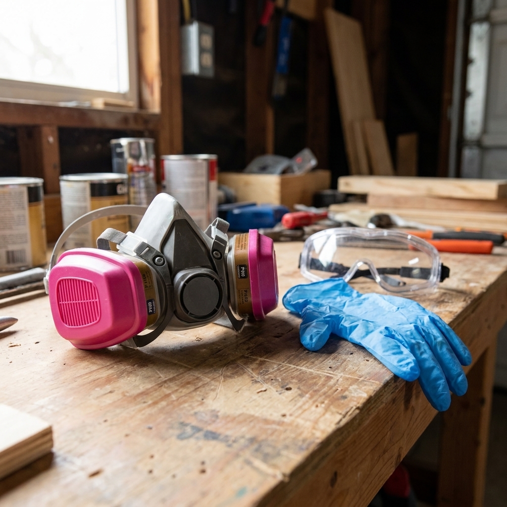Safety Gear for Cabinet Refinishing